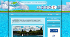 Desktop Screenshot of mgnpools.com